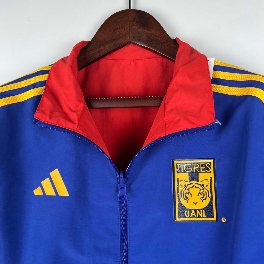 2023/2024 Tigres Reversible Windbreaker(Blue-red)