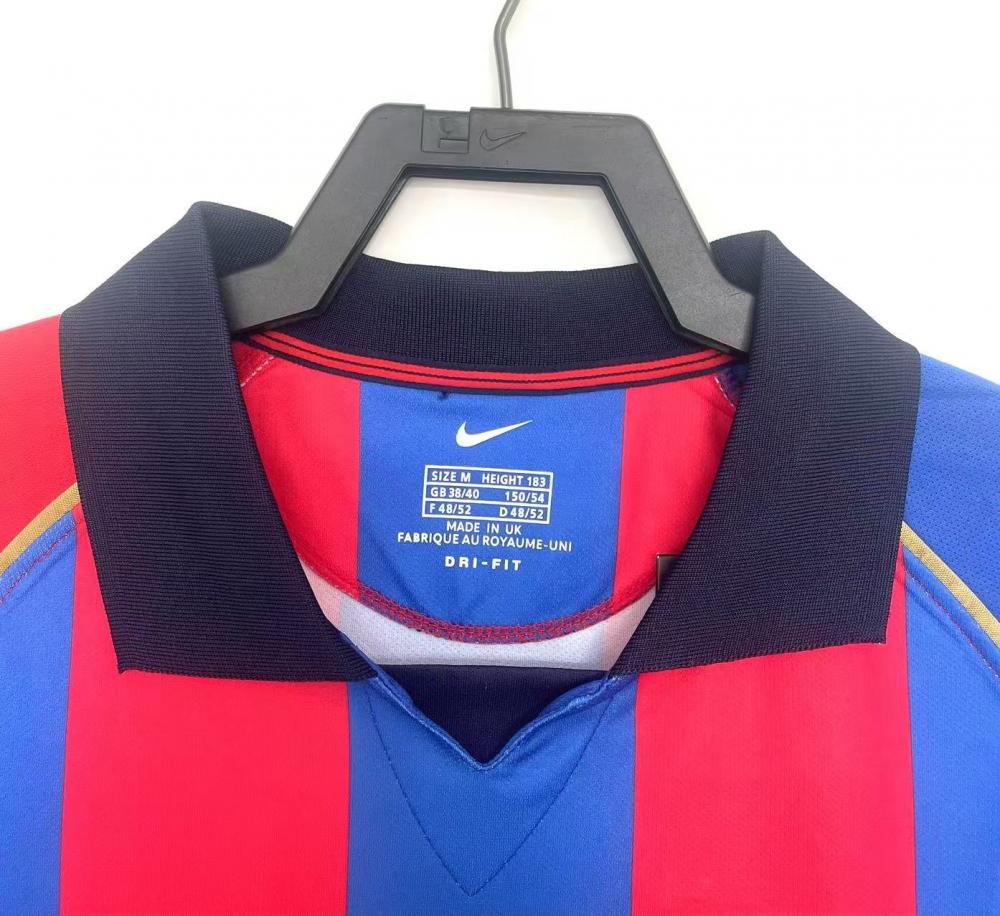 2001/2002 Retro Barcelona Home