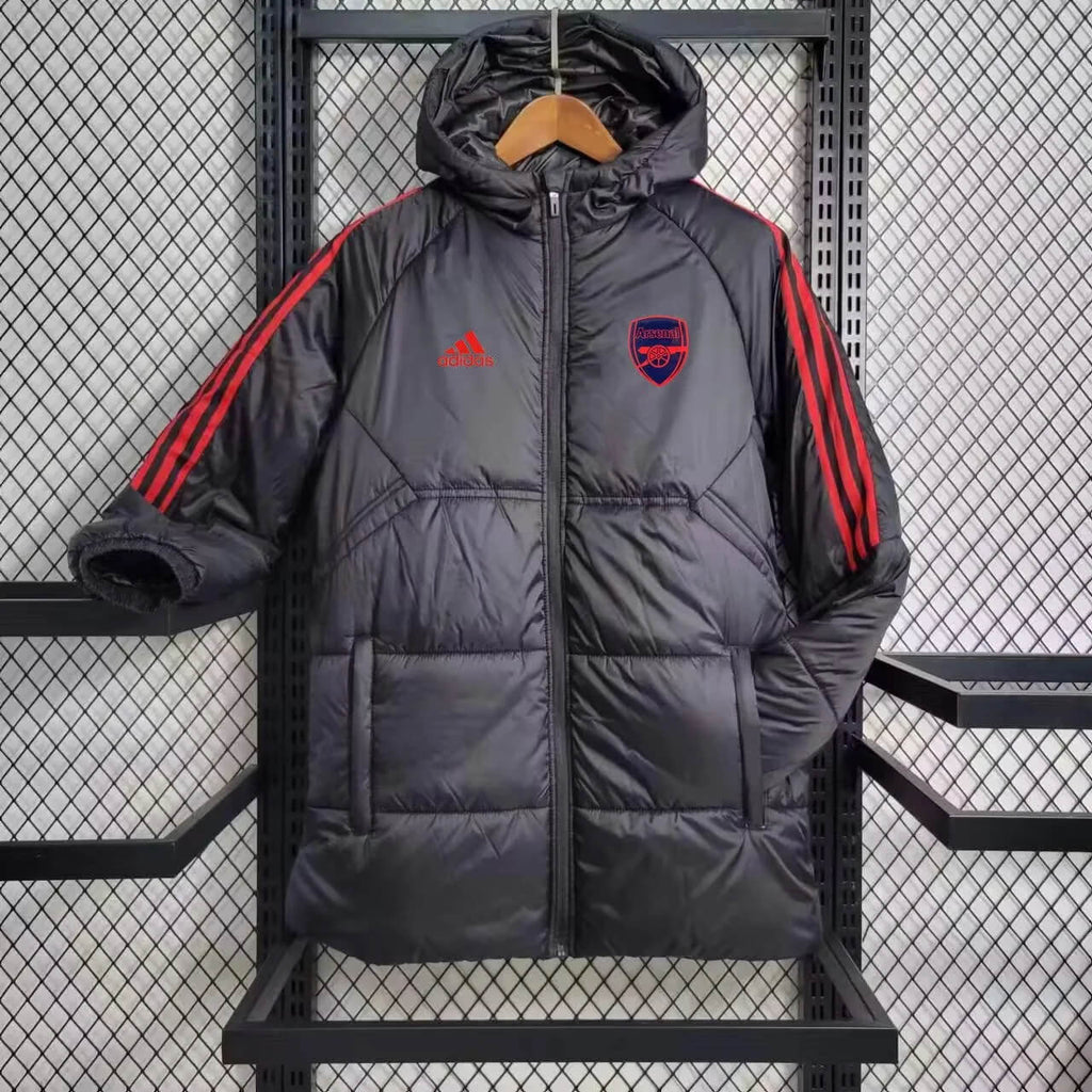 2024/2025 Arsenal Black-Red Edge Soccer Long Cotton jacket