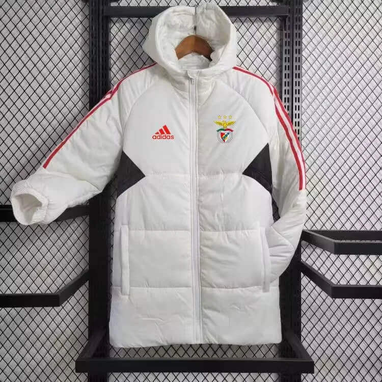 2024/2025 Benfica White-Red Edge Soccer Long Cotton jacket