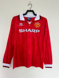 1992/1994 Retro Long Sleeve Manchester United Home