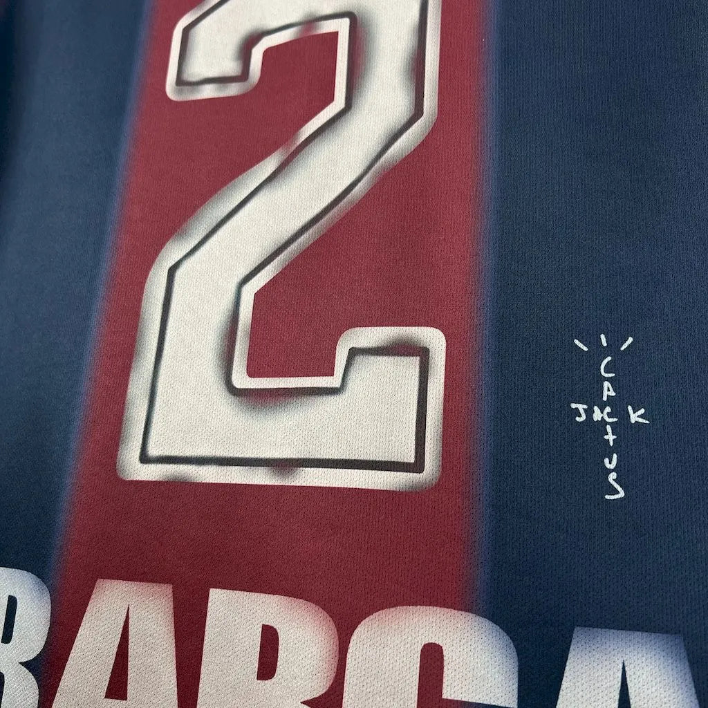 2024/2025 Barcelona x Travis Scott Collab Joint Retro Jersey