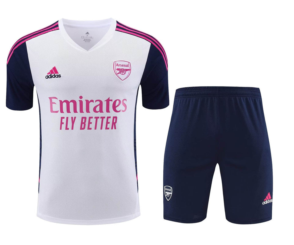 2022/2023 Arsenal Training Wear White Set