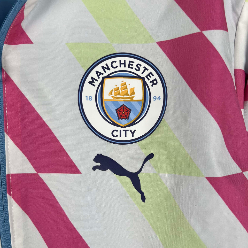 2023/2024 Manchester City Reversible Windbreaker Blue