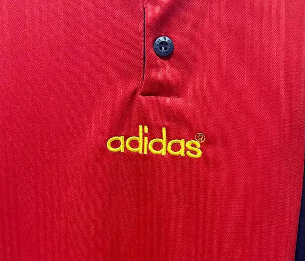 1996 Retro Spain Home Soccer Shirt