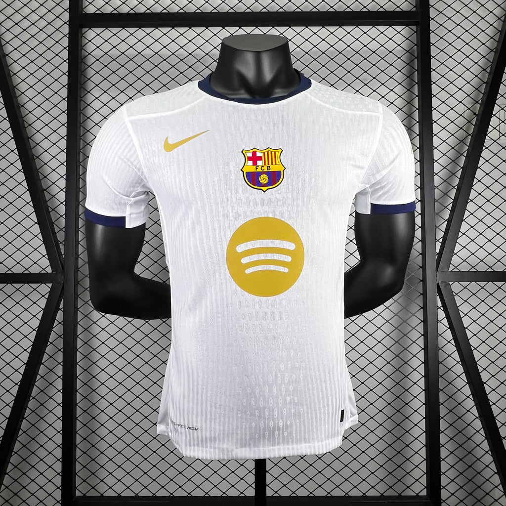 2025/2026 Player Version Barcelona White Coldplay