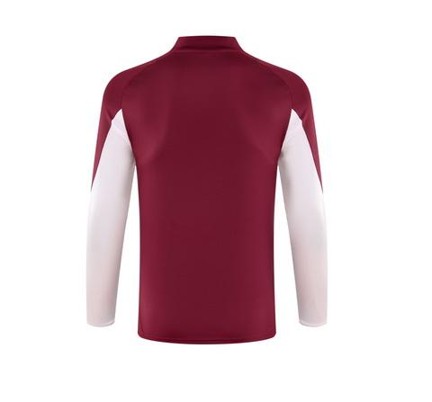 2024 Bayern Half-Pull Training Suit Red Jersey Set