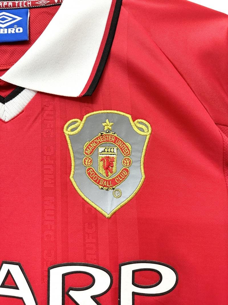 1999/2000 Retro Long Sleeve Manchester United Home