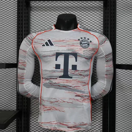 2025-2026 Long Sleeves Bayern Munich Away Player Version