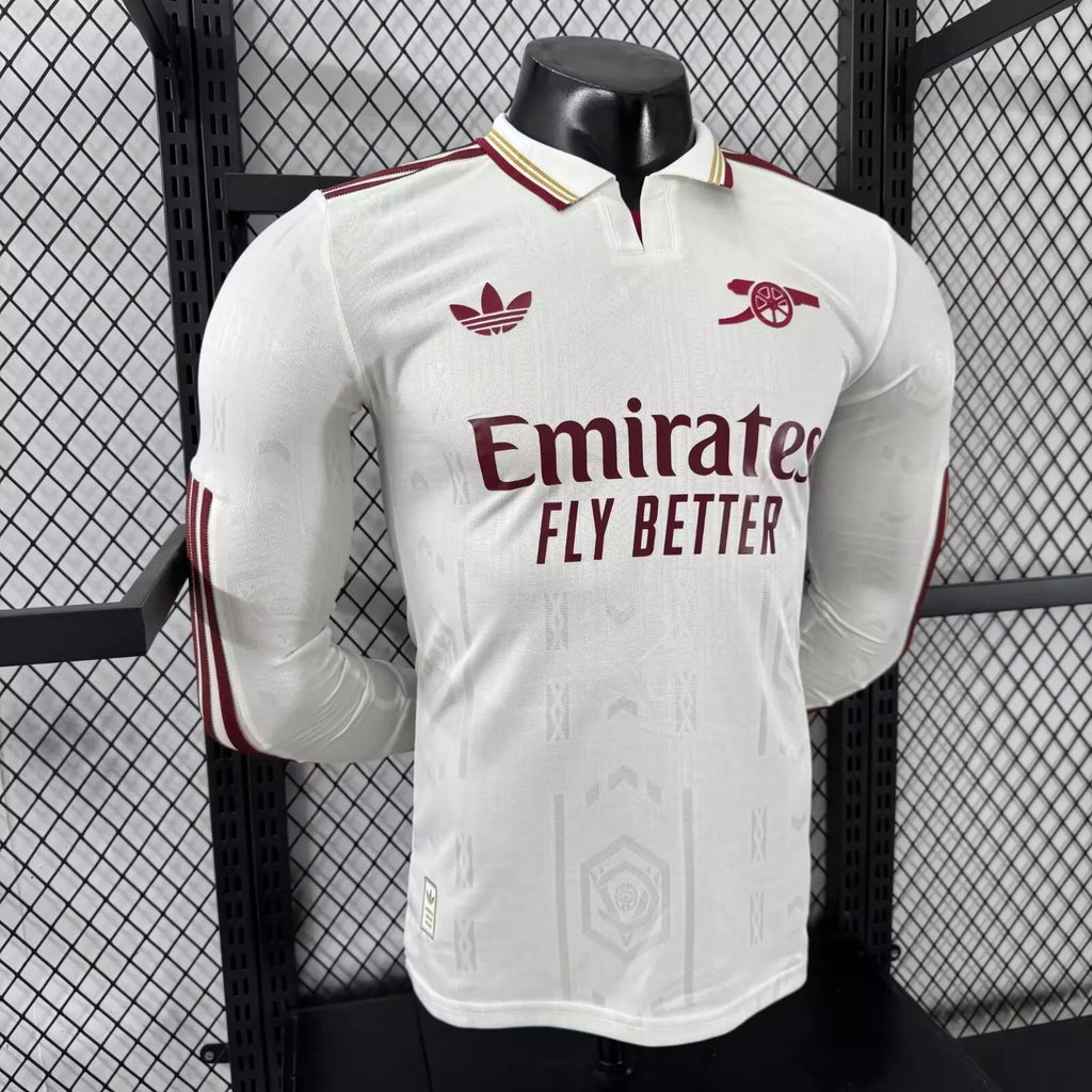 2025/2026 Long Sleeves Player Version Arsenal Third Away