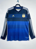 2014 Retro Long Sleeve Argentina National Team Away Jersey
