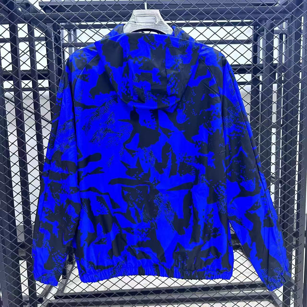 2025/2026 Barcelona Windbreaker Blue and Black Jersey