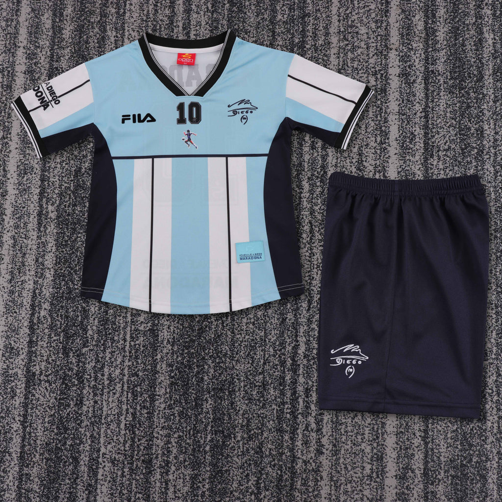 2001 Retro Argentina National Team Maradona Commemorative Edition Jersey