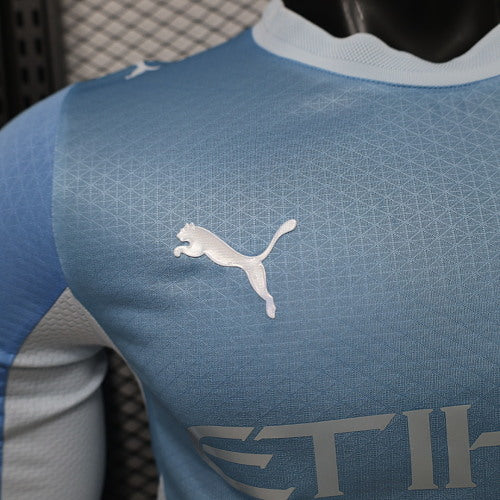2026/2027 Long Sleeve Player Version Manchester City Home Football Shirt 1:1 Thai Quality topjersey