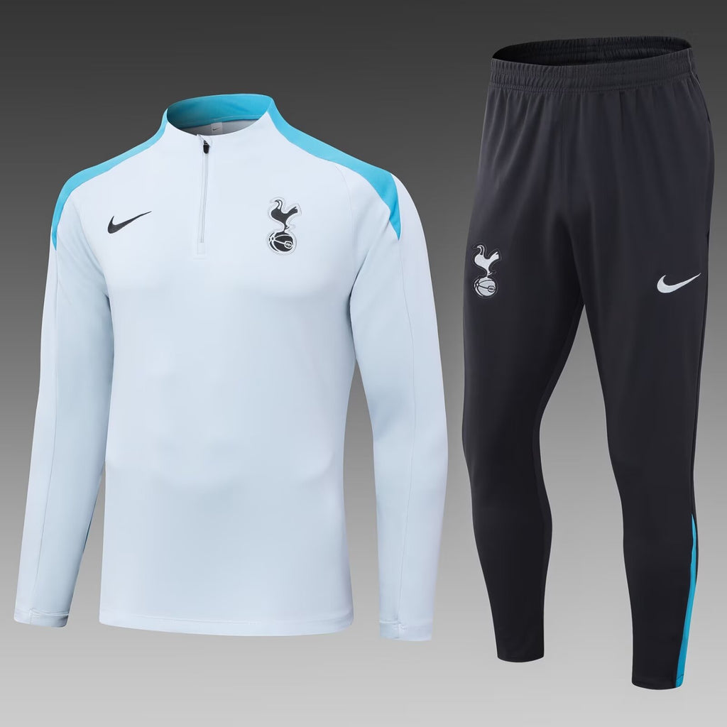 2024/2025 Tottenham Half-Pull Training Suit Light Grey