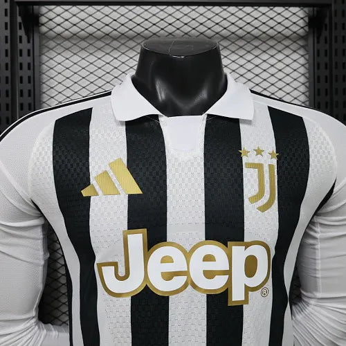 2026/2027 Long Sleeve Player Version Juventus Home Football Shirt 1:1 Thai Quality topjersey