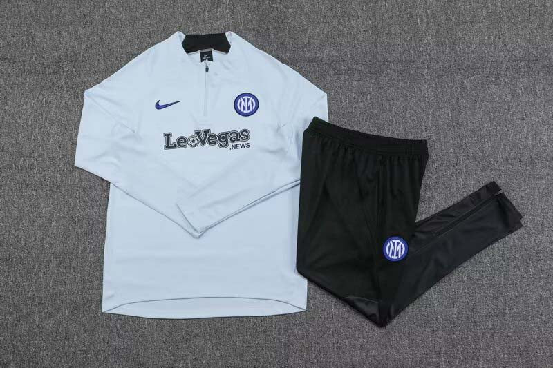 2023 Internazionale Milan Half-Pull Training Suit Baby blue