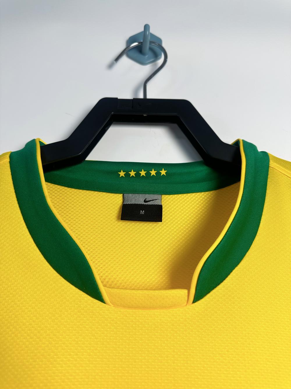 2006 Retro Long Sleeve Brazil Home