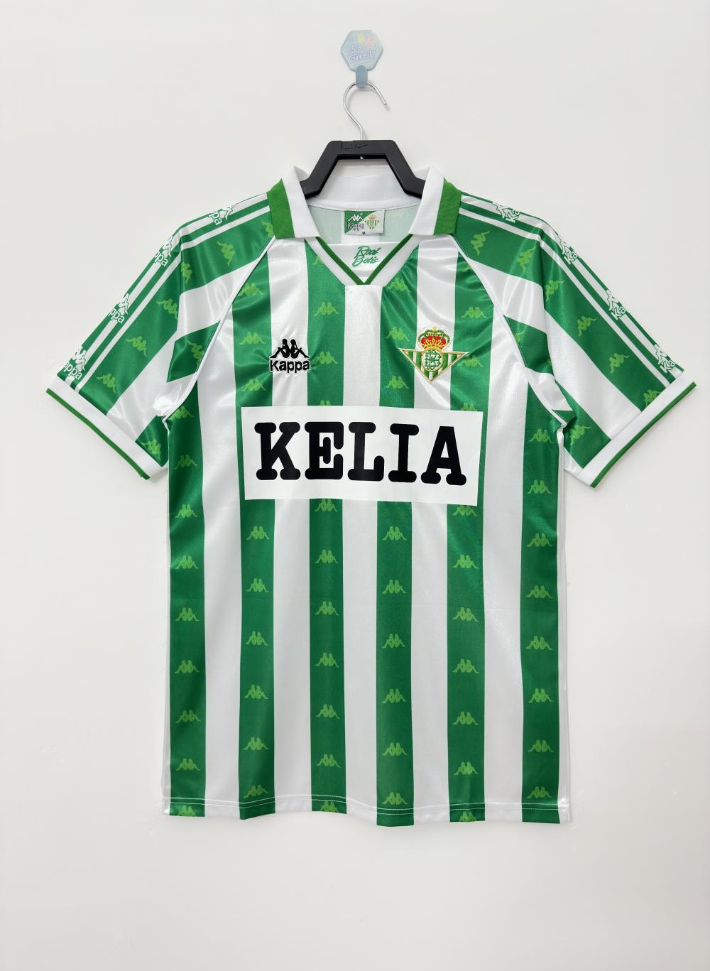 1995/1997 Retro Real Betis Home With Sponsors