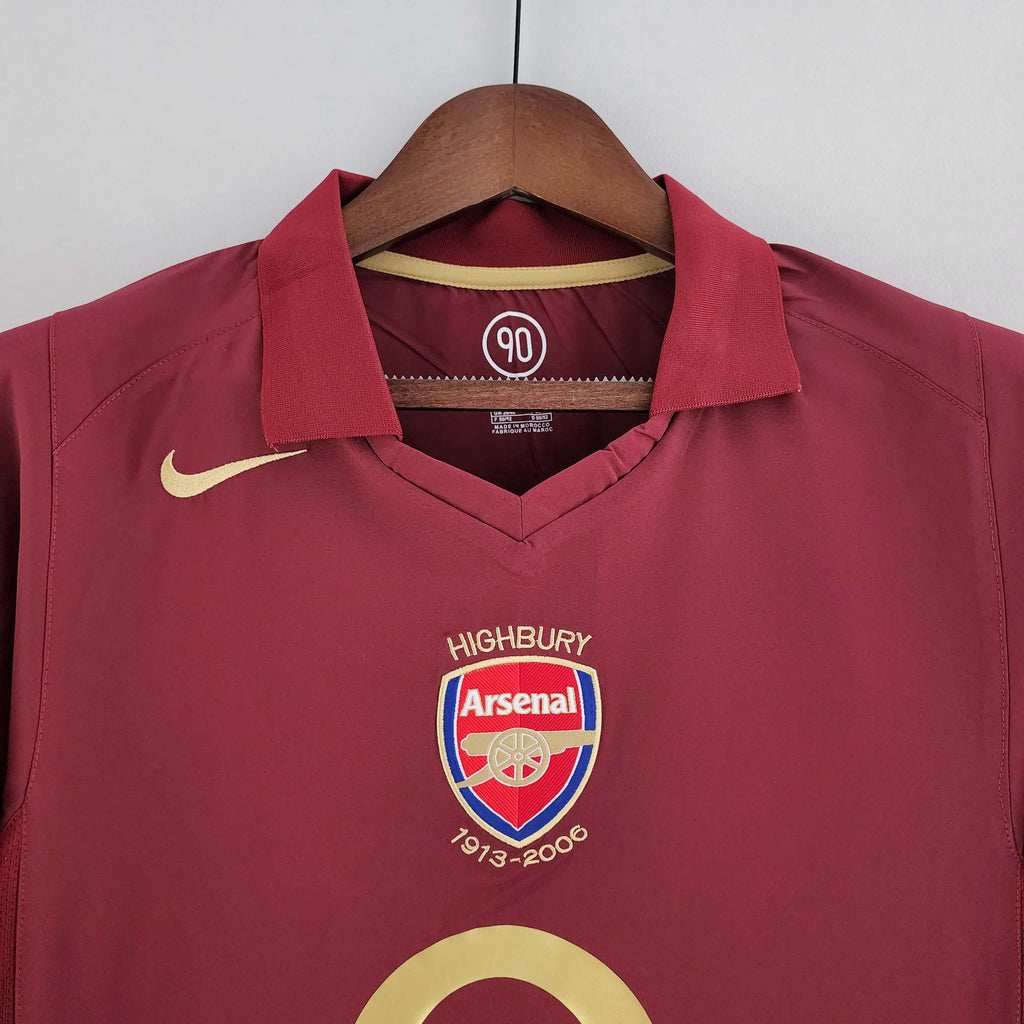 2005/2006 Retro Long Sleeve Arsenal Home