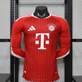 2026/2027 Long Sleeves  Player Version Bayern Munich Home Football Shirt 1:1 Thai Quality topjersey