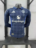 2024/2025 Player Version Manchester United Away Long Sleeve