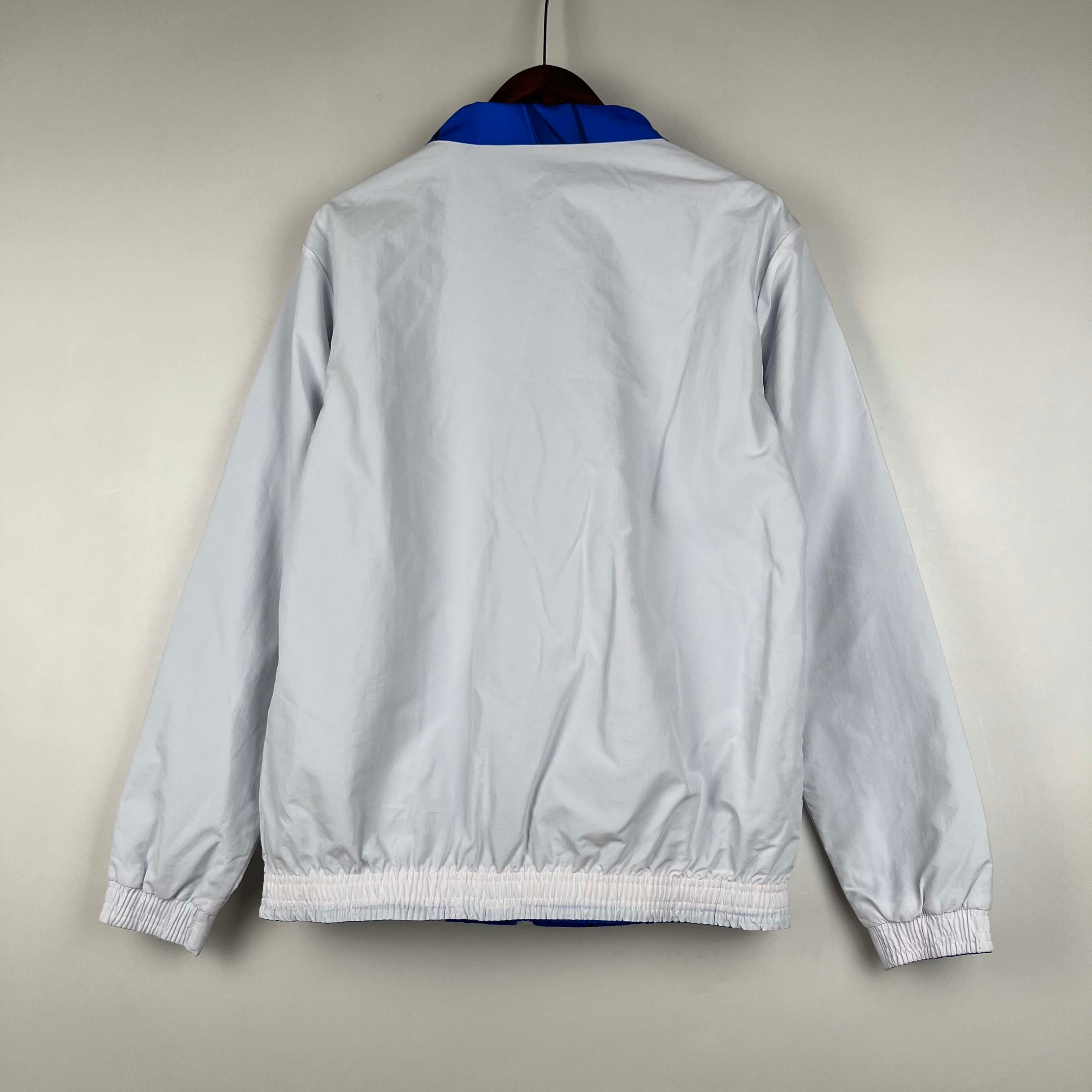 2023/2024 Al-Nassr Reversible Windbreaker(White-Blue)