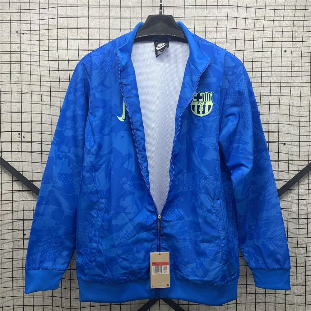 2024/2025 Barcelona Windbreaker Blue Jersey