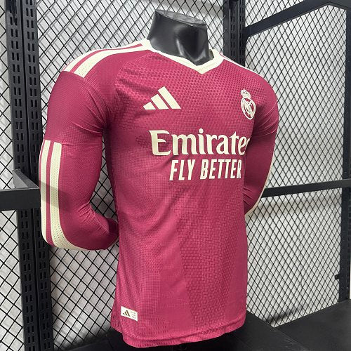2026/2027 Long Sleeve Player Version Real Madrid Third Away  Jersey 1:1 Thai Quality topjersey