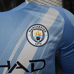 2025/2026 Long Sleeve Player Version Manchester City Home