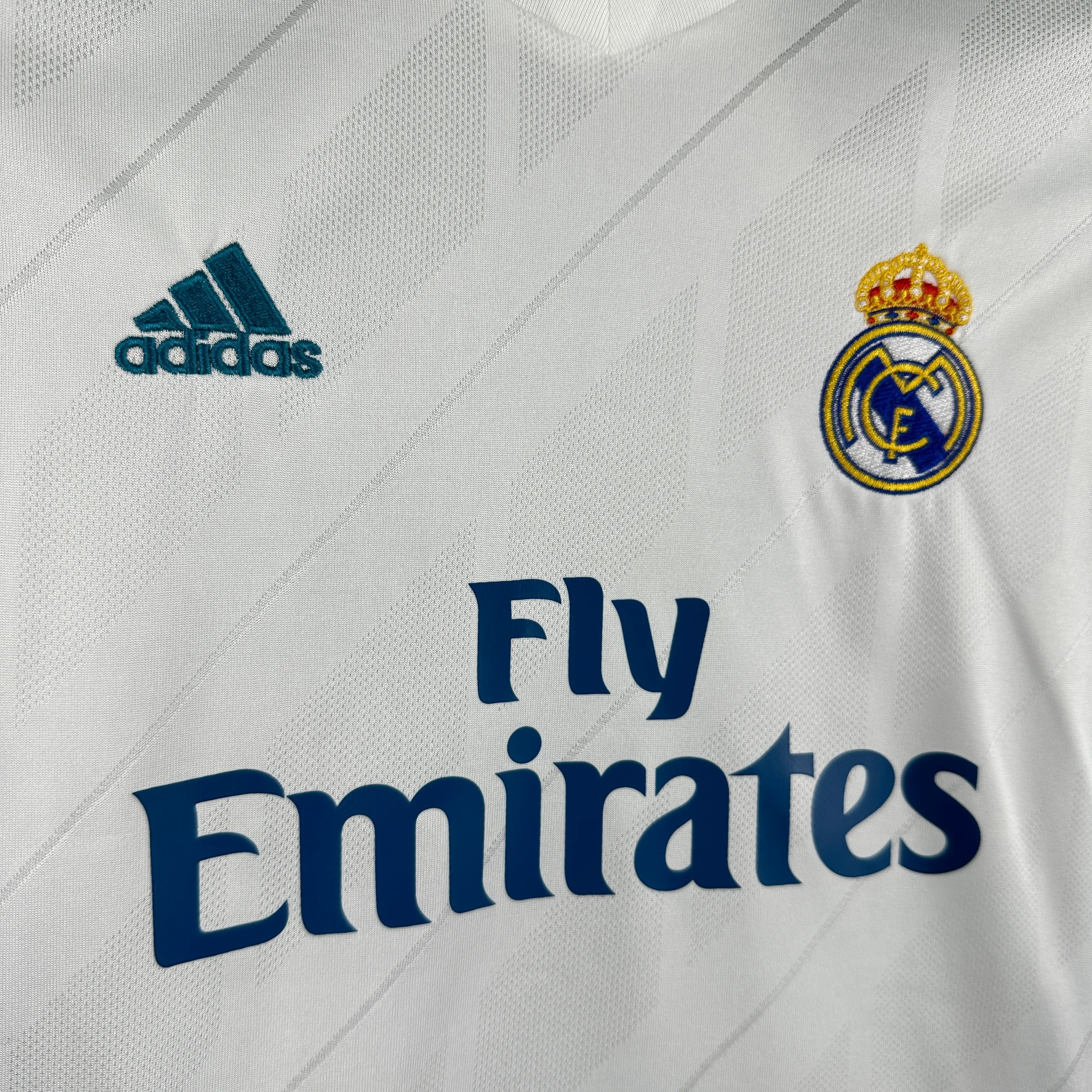 2017/2018 Retro Long Sleeve Real Madrid Home
