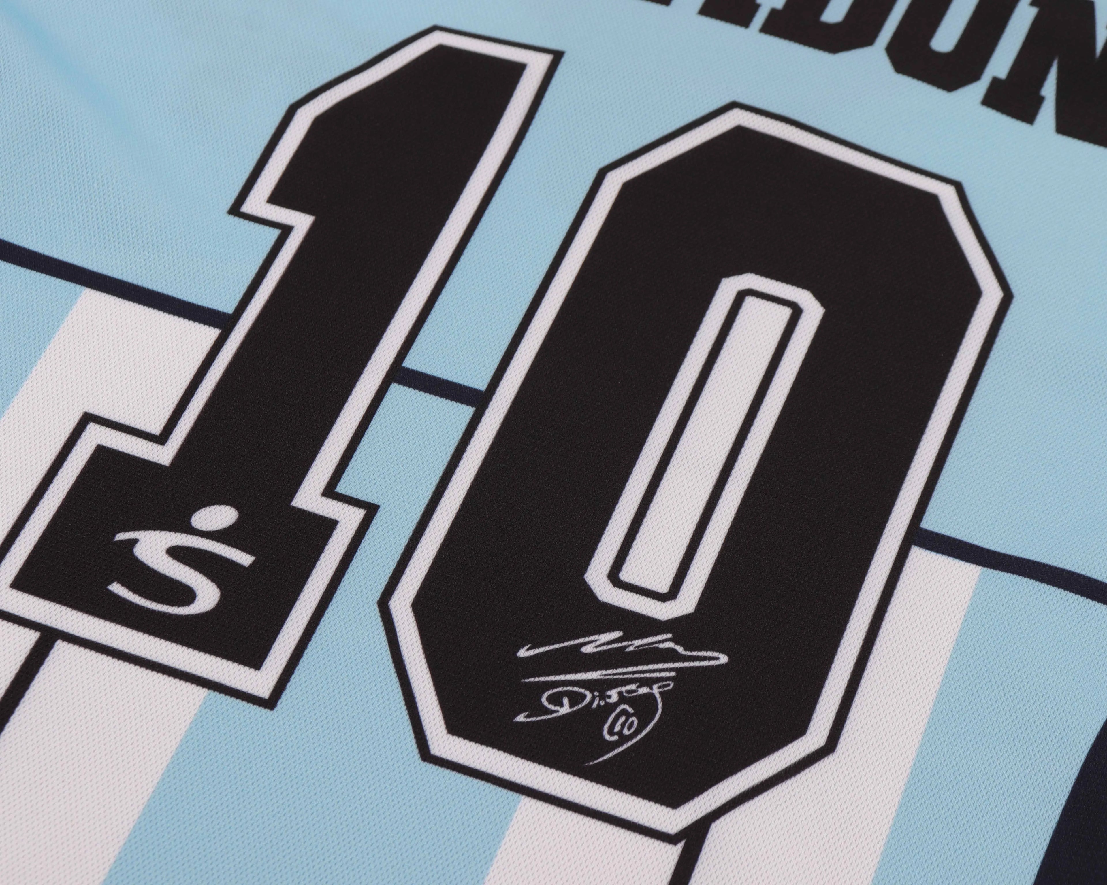 2001 Retro Argentina National Team Maradona Commemorative Edition Jersey