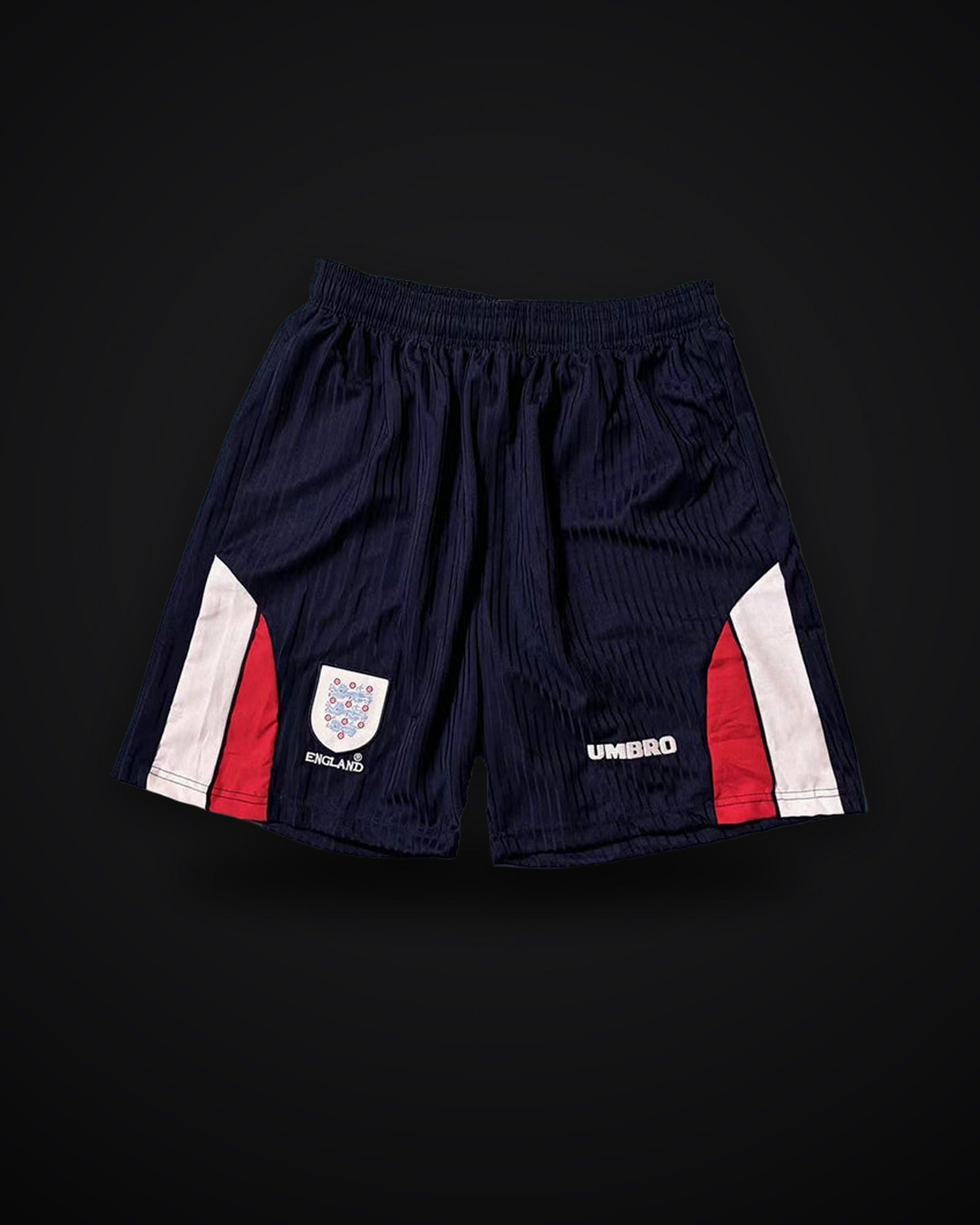 1998 Retro England Home Football Shorts