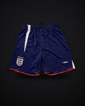 2006 Retro England Home Football Shorts