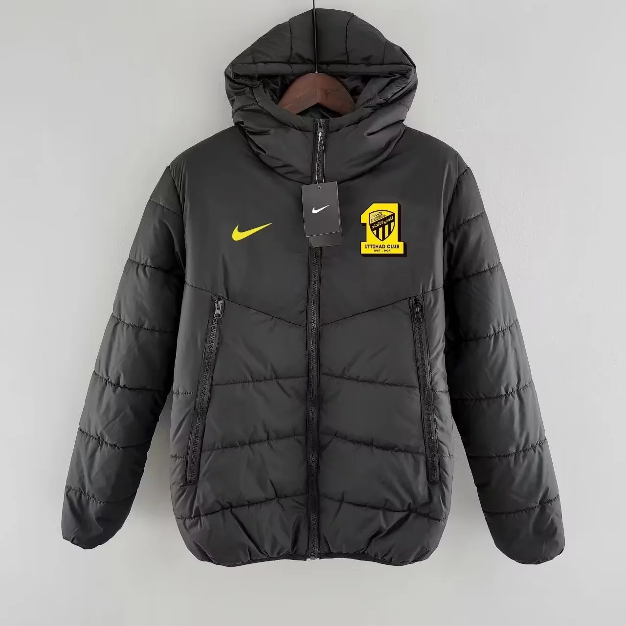 2024/2025 Al-Ittihad Black Soccer Cotton jacket