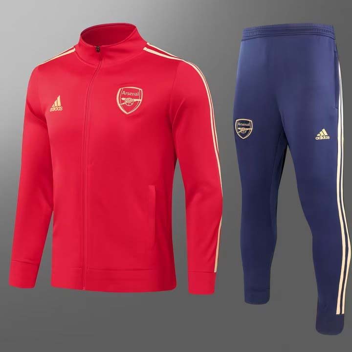 2023/2024 Arsenal Long Zip Jacke Red