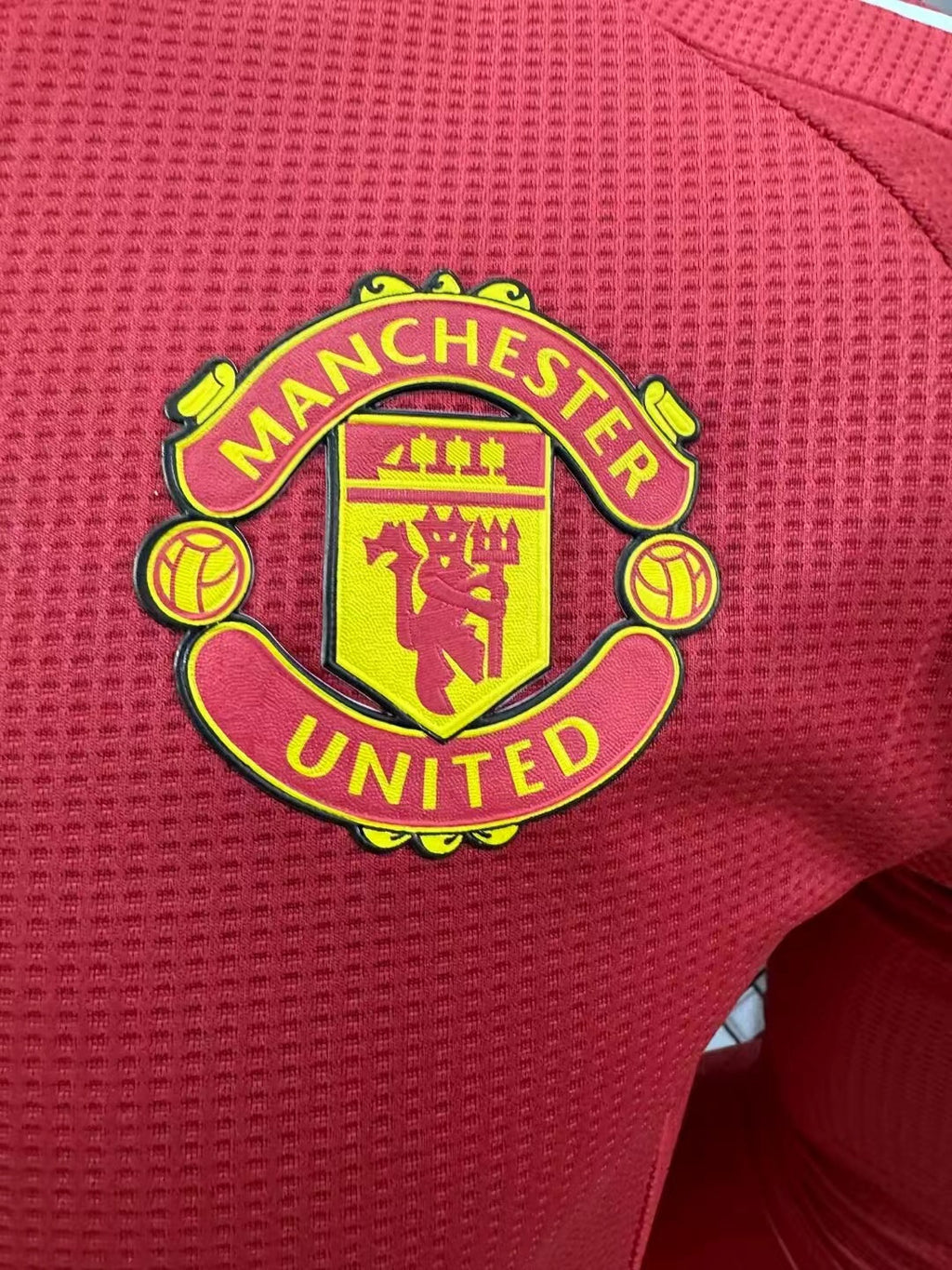 2024/2025 Player Version Manchester United Home Long Sleeve