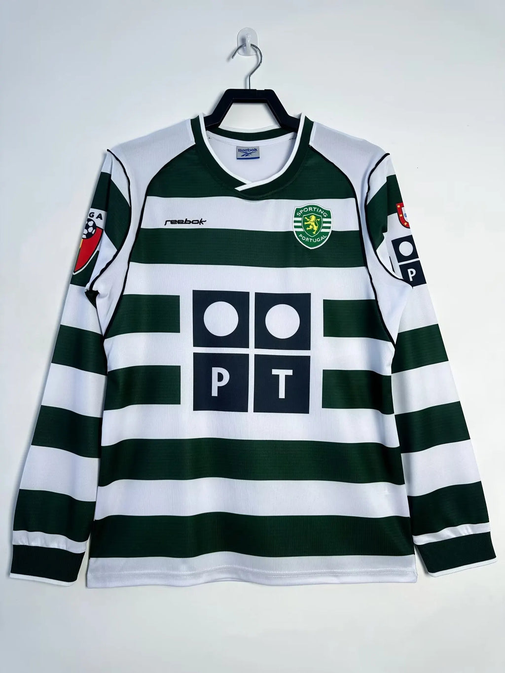 2001/2003 Retro Sporting Lisbon Long Sleeves Home