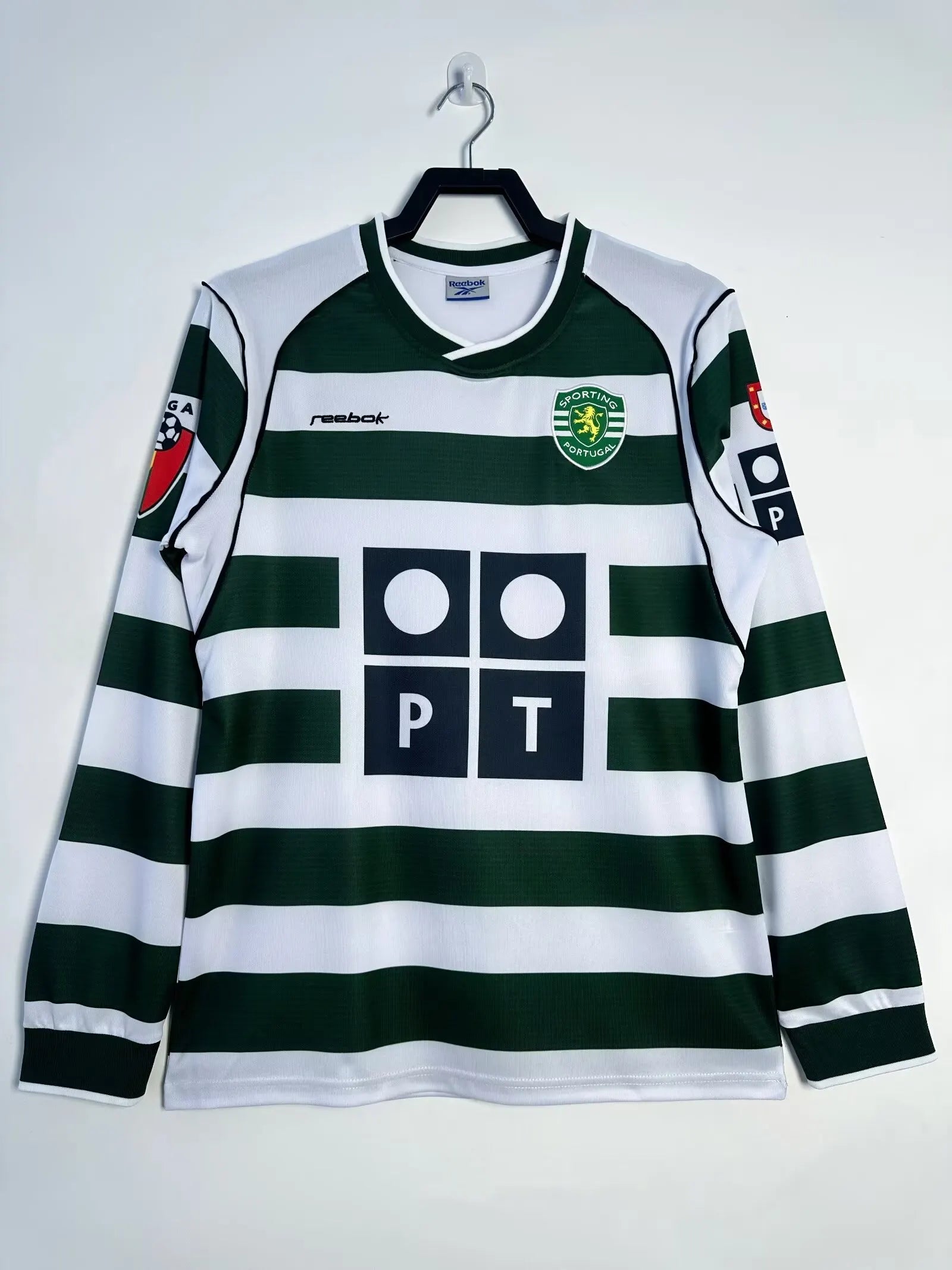 2001/2003 Retro Sporting Lisbon Long Sleeves Home