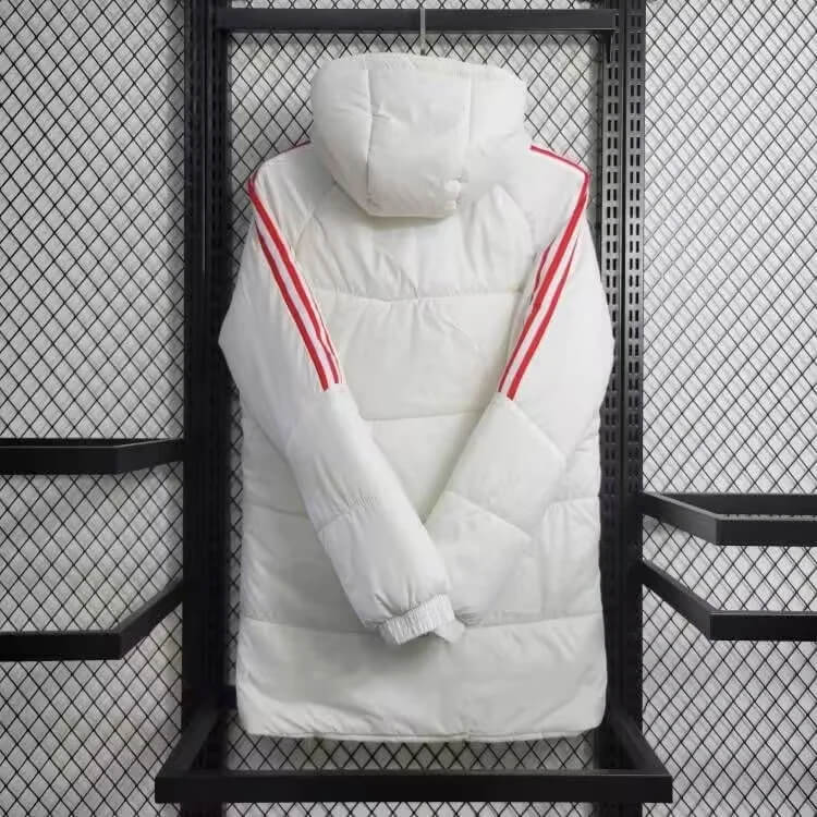 2024/2025 Benfica White-Red Edge Soccer Long Cotton jacket