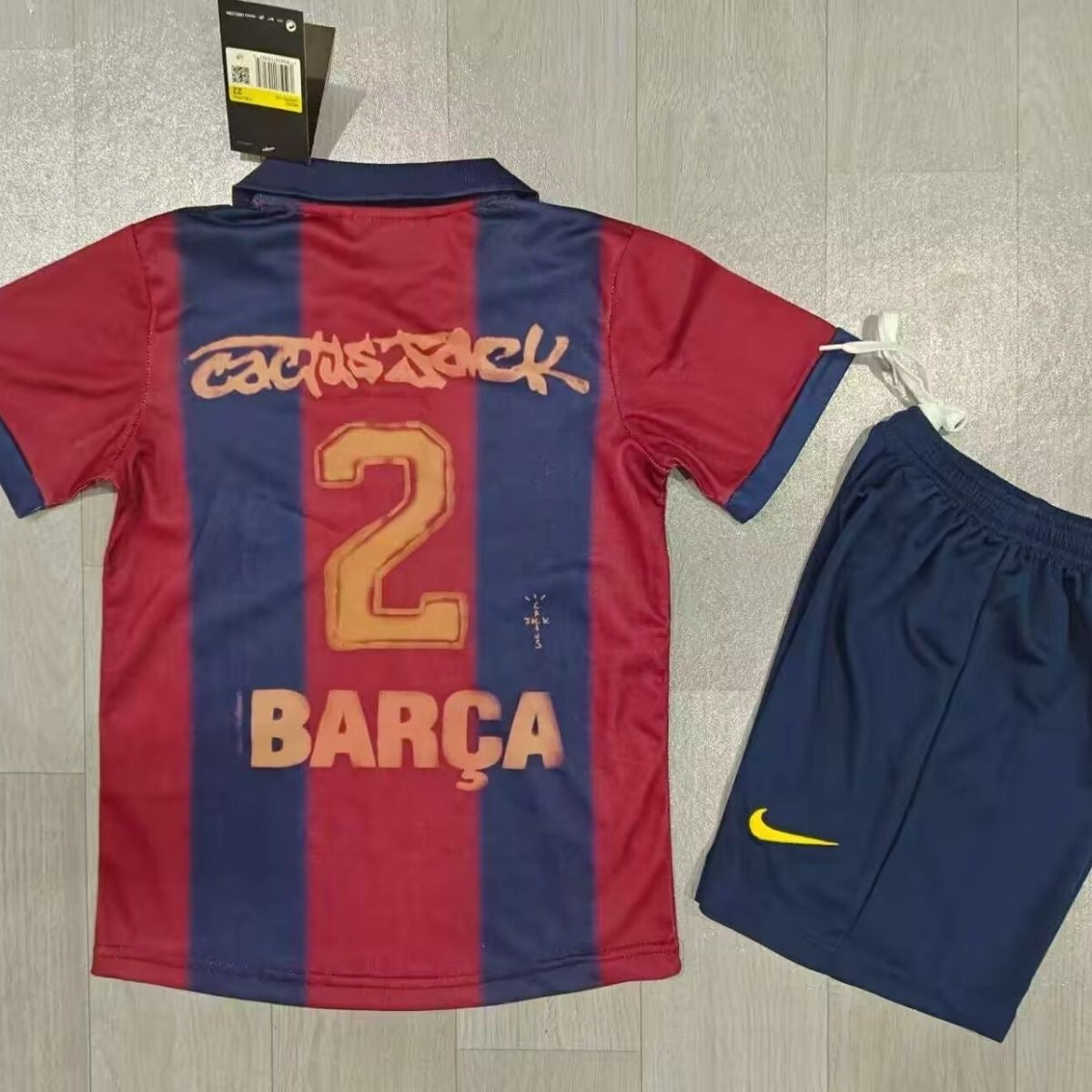 2024/2025 Barcelona x Travis Scott Collab Joint Retro Jersey