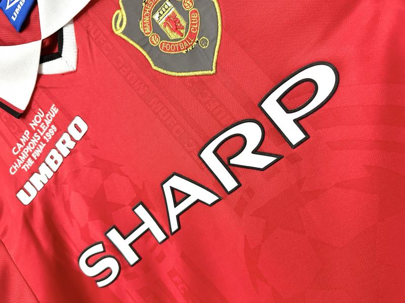 1999/2000 Retro Long Sleeve Manchester United Home