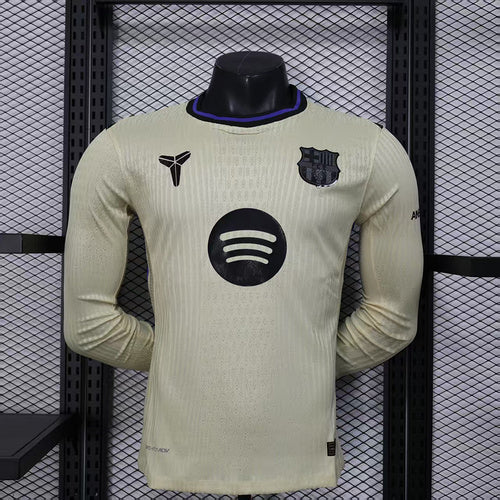 2025/2026 Long Sleeve Player Version Barcelona Away