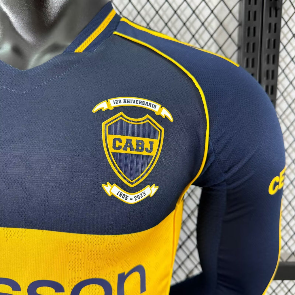 2025/2026 Long Sleeves Player Version Boca Juniors Home