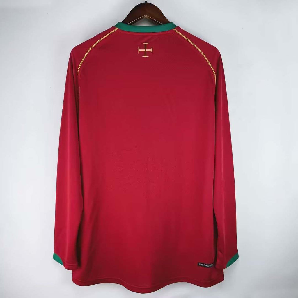 2006 Retro Long Sleeve Portugal Home