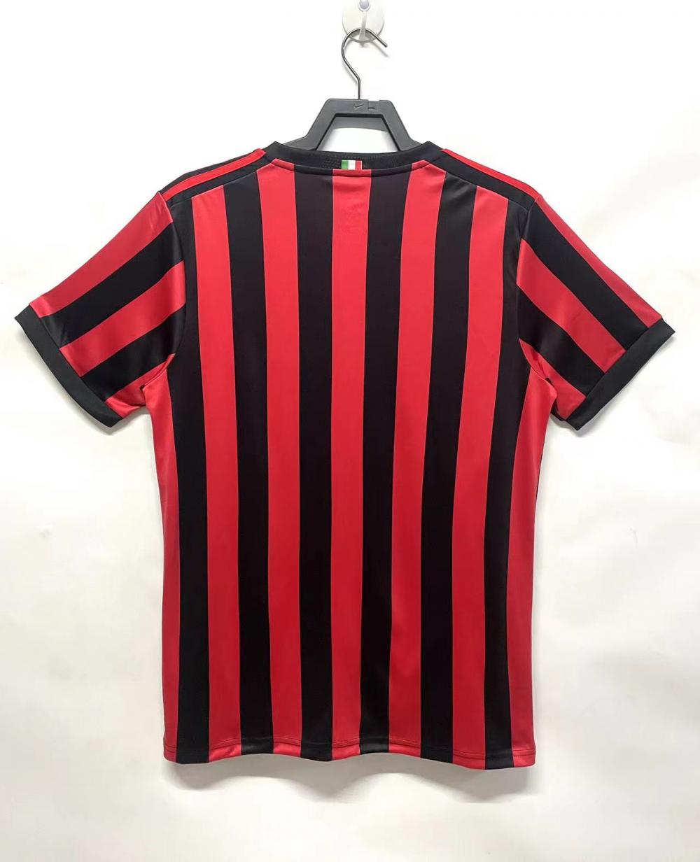 2017/2018 Retro AC Milan Home