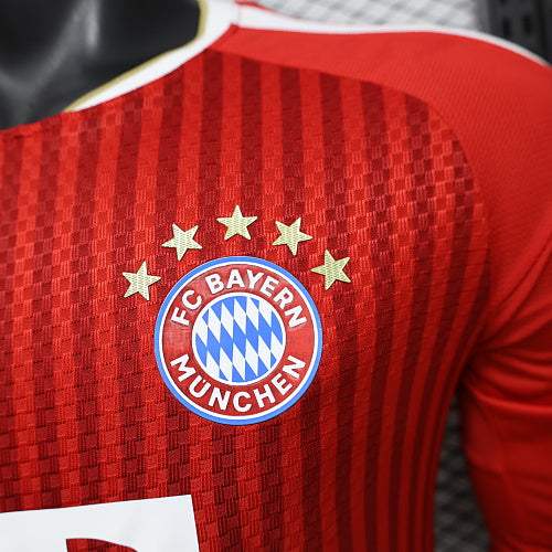2026/2027 Long Sleeves  Player Version Bayern Munich Home Football Shirt 1:1 Thai Quality topjersey