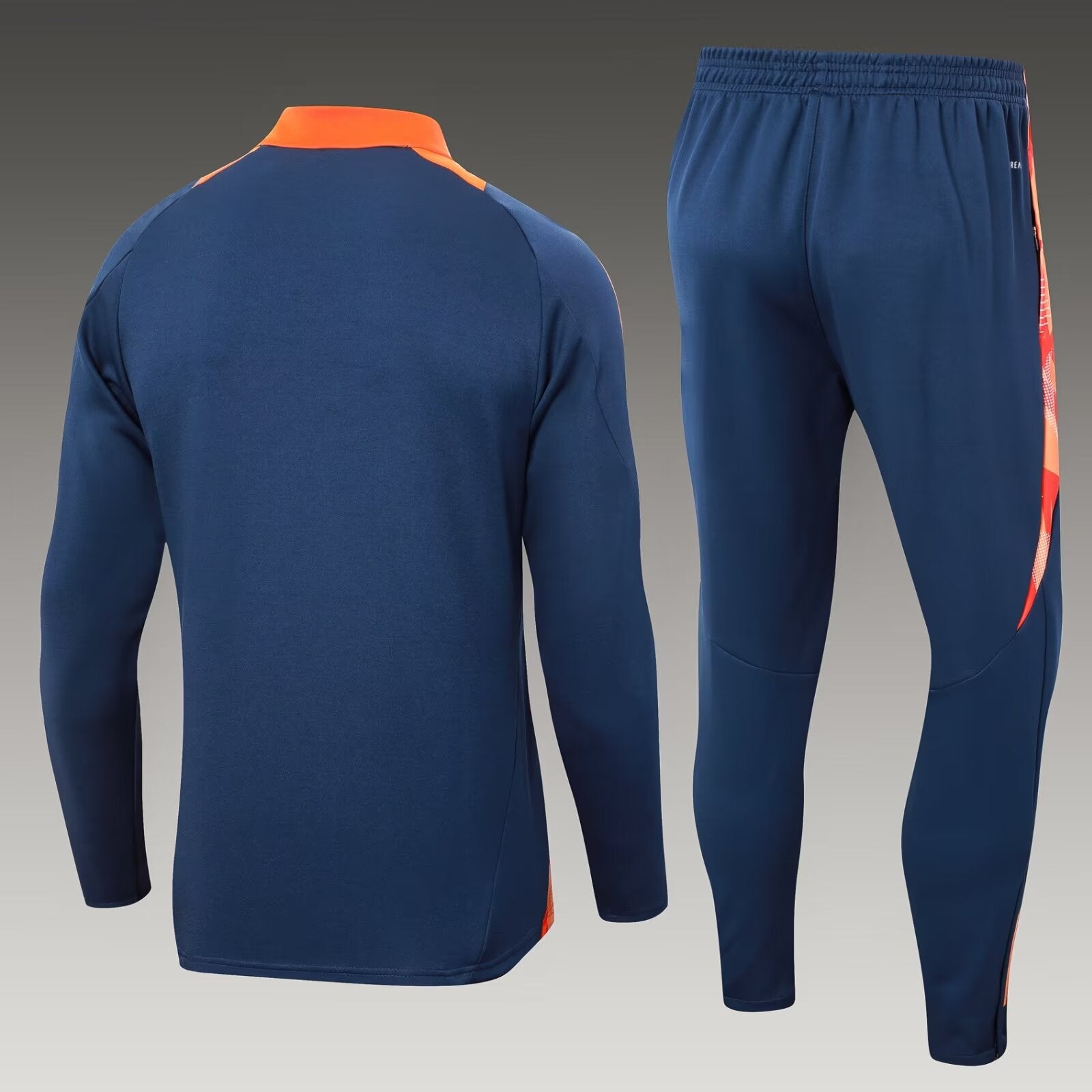 2024/2025 Manchester United Half-Pull Training Suit Royal Blue