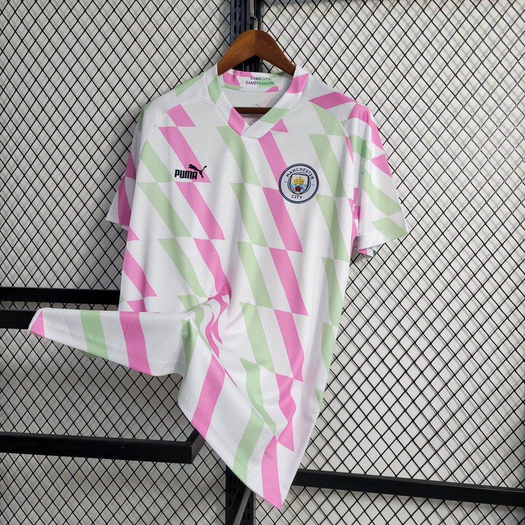 2023/2024 Manchester City Training Suit White