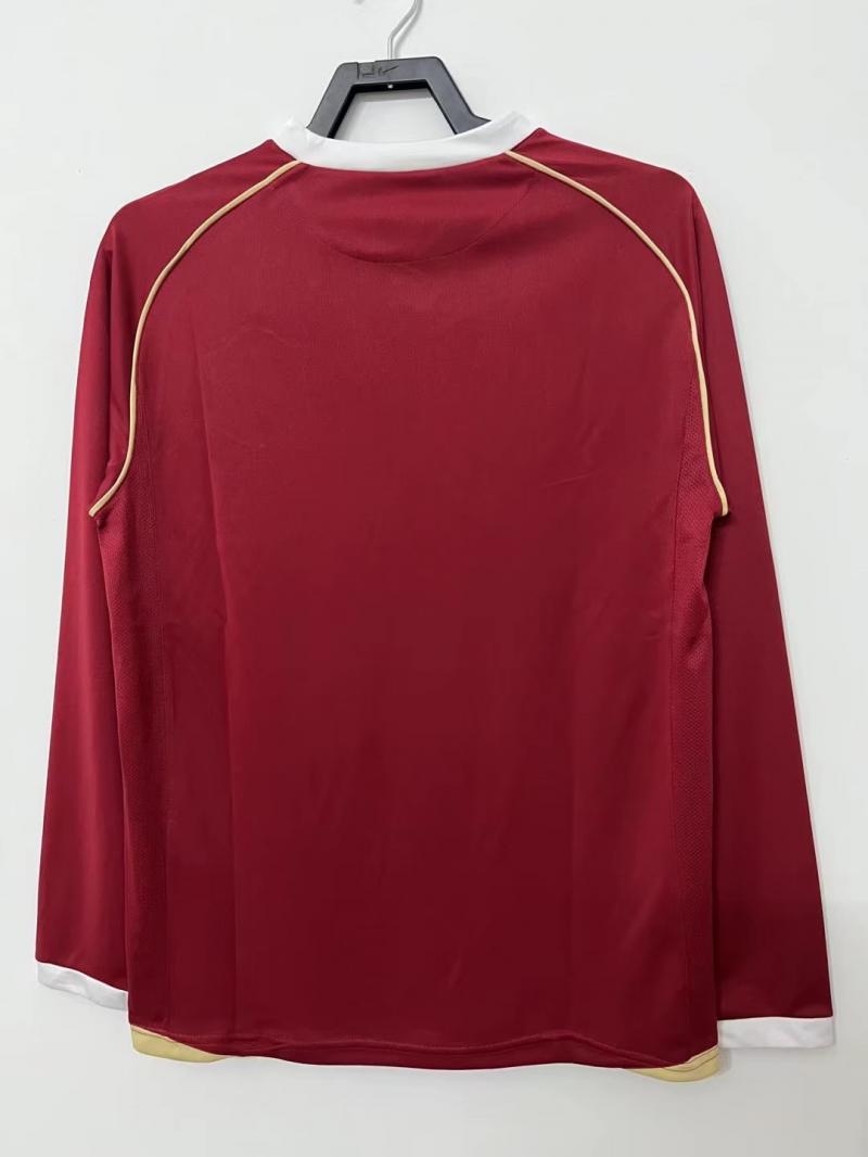 2006/2007 Retro Long Sleeve Manchester United Home
